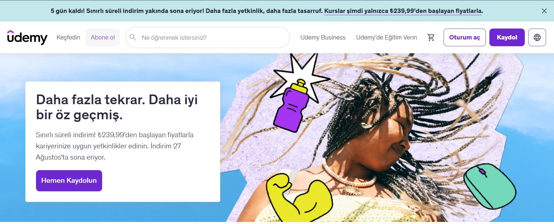 Udemy ekran görüntüsü