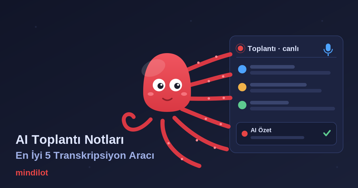 Yapay Zeka ile Toplantı Notları: En İyi 5 Transkripsiyon Aracı (2026)