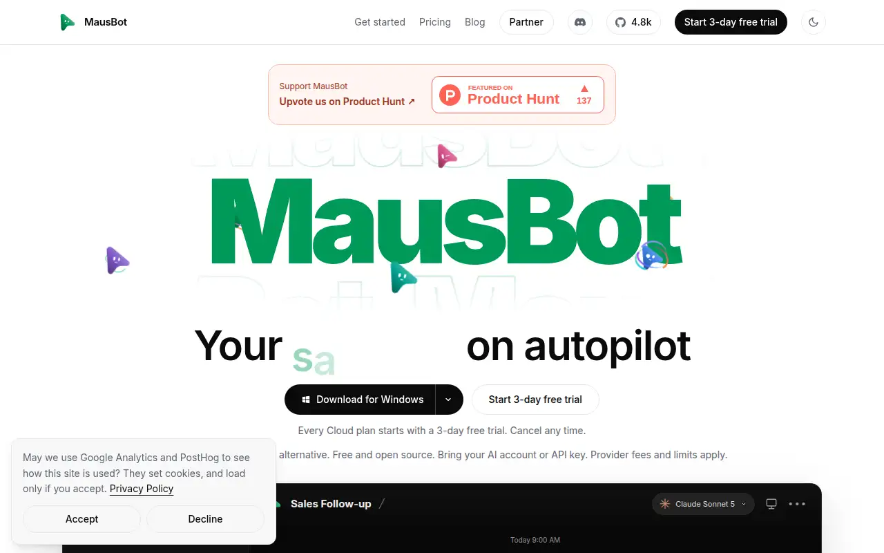 MausBot ekran görüntüsü