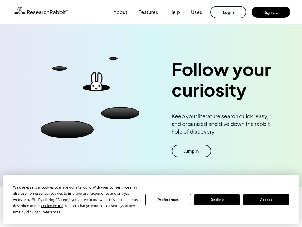 Research Rabbit ekran görüntüsü