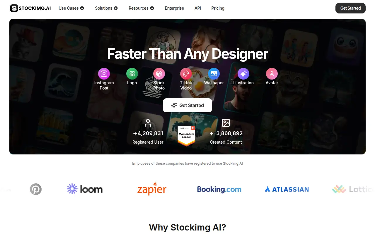 Stockimg AI ekran görüntüsü